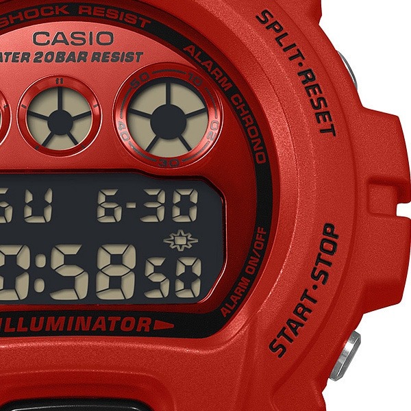 Casio G-Shock DW-6900RRB-4JF Red Digital Watch 200M Water Resistant - Image 3