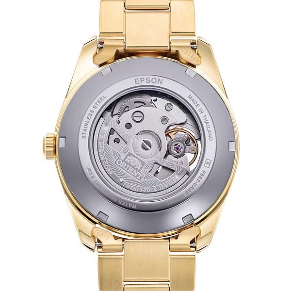 ORIENT RN-AR0007S Gold Contemporary 24 Jewels Automatic Mechanical Men Watch - Image 6