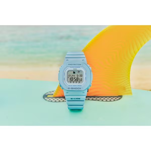 Casio G-Shock GLX-S5600-2JF G-LIDE Blue Digital Sports Watch Solar Tide - Image 3