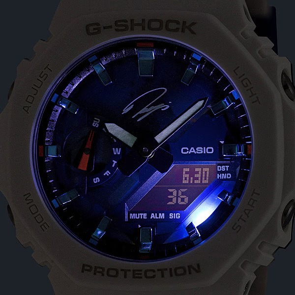 Casio G-Shock GA-2100 Rainbow Islands 25th Anniversary White Analog-Digital Watch GA-2100RI25-7AJR - Image 3