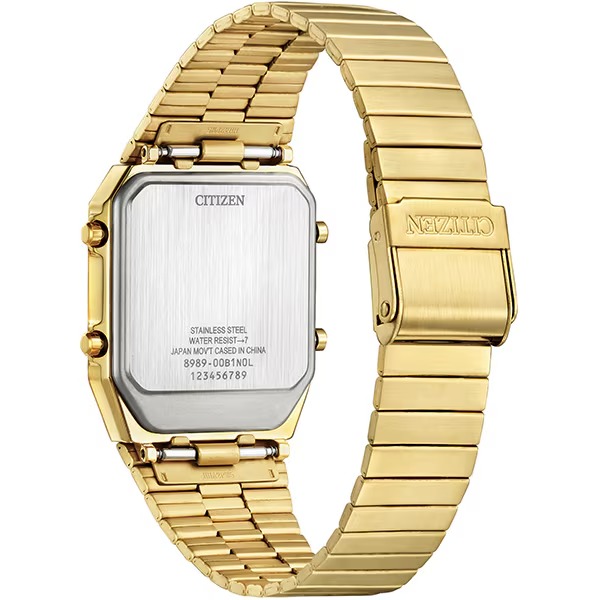 CITIZEN JG2103-56P Metallic ANA-DIGI TEMP Gold Analog Digital Vintage Men Watch - Image 3