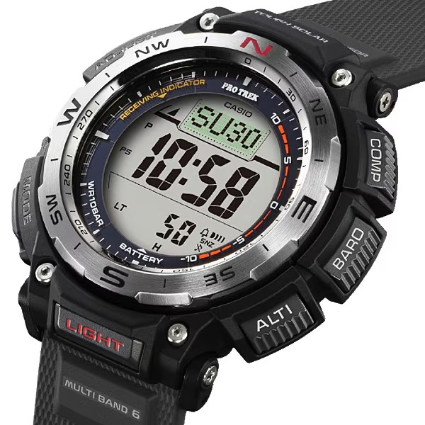 Casio PRW-3400-1JF Pro Trek Solar Radio Triple Sensor JDM Japan Watch - Image 3