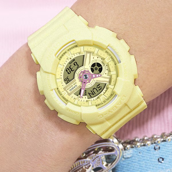 Casio Baby-G BA-110AH-9AJF Women's Analog Digital Yellow Resin Watch - Image 3