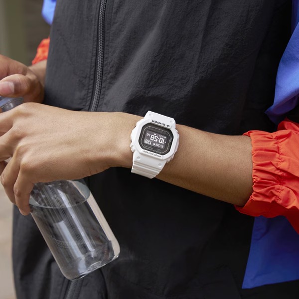 Casio G-Shock Move Solar Fitness Watch Heart Rate Monitor DW-H5600-7JR - Image 4