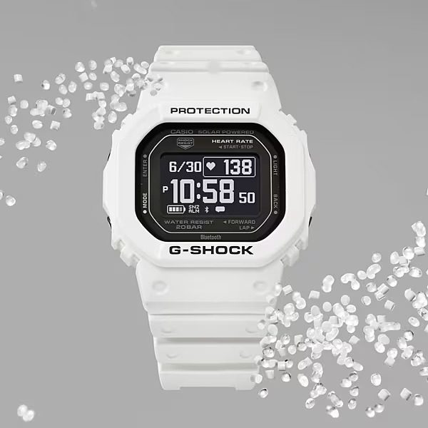 Casio G-Shock Move Solar Fitness Watch Heart Rate Monitor DW-H5600-7JR - Image 5