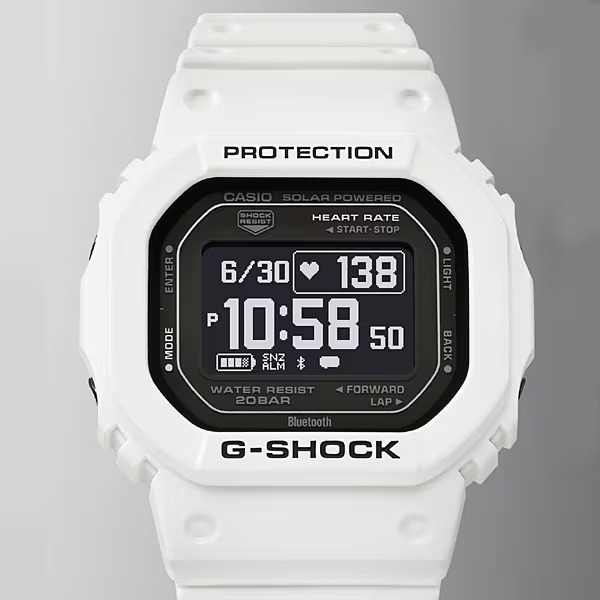 Casio G-Shock Move Solar Fitness Watch Heart Rate Monitor DW-H5600-7JR - Image 6
