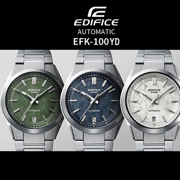 Casio Edifice EFK-100YD-3AJF Men's Watch Green Dial Stainless Steel JDM - Image 5