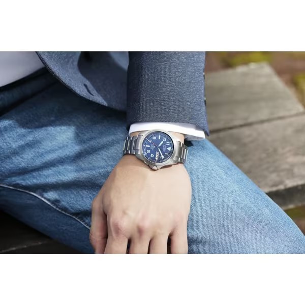 Citizen AT6080-53L Eco-Drive Solar Radio Controlled Sapphire Titanium Watch - Image 6