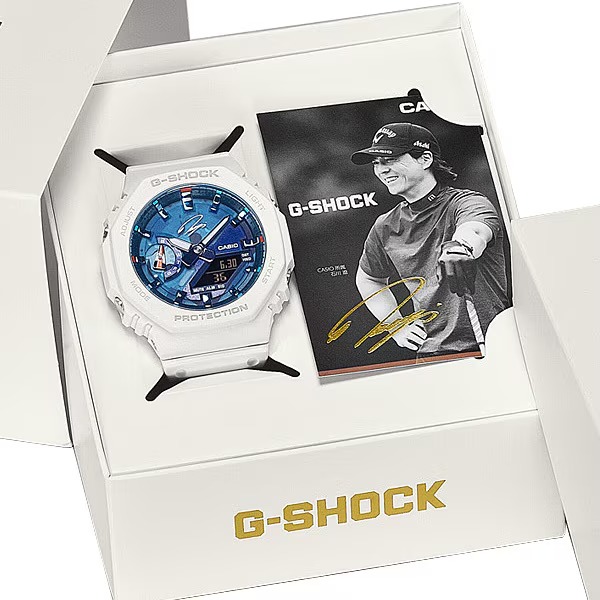 Casio G-Shock GA-2100 Rainbow Islands 25th Anniversary White Analog-Digital Watch GA-2100RI25-7AJR - Image 5