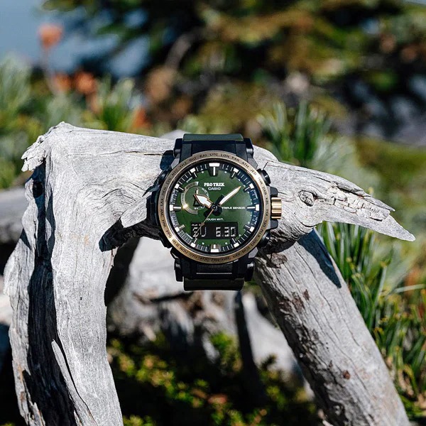 Casio PRW-61ANS-3JR Pro Trek Solar Radio Controlled Titanium Sapphire Watch - Image 6