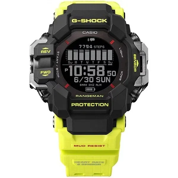 Casio G-Shock Rangeman GPR-H1000RY-1A9JR GPS Solar HR Monitor 200M JDM - Image 3