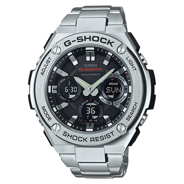Casio G-SHOCK GST-W110D-1AJF Men's Watch Solar Radio Stainless Steel Japan New