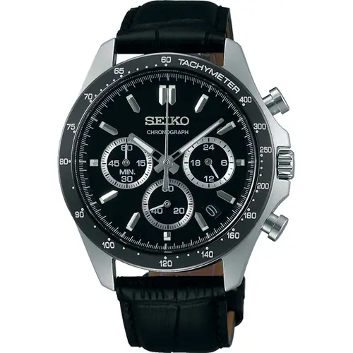 Seiko Spirit SBTR021 Chronograph Quartz Men's Watch Stainless Steel Japan